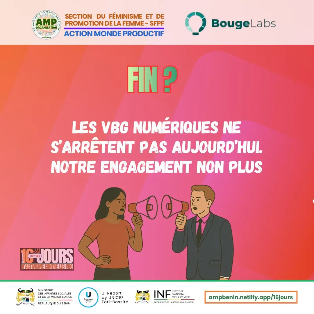 JOUR FINAL : SENSIBILISATION - 16 JOURS D'ACTIVISME CONTRE LES VBG