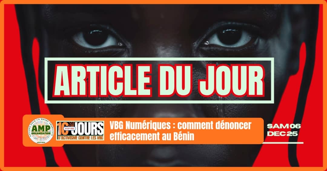 VBG numériques au Bénin - visuel principal