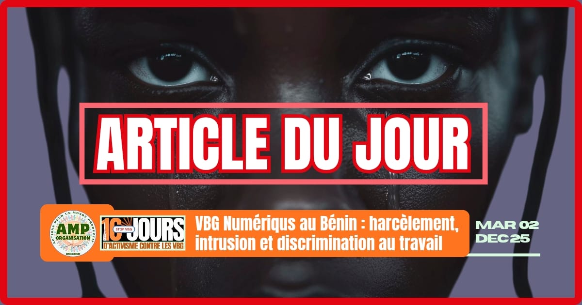 VBG numériques au Bénin - visuel principal